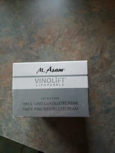 M. Asam Vinolift Nanopearls Neck & Décolleté Cream 3.38oz NIB Sealed 100 ml - Picture 1 of 5