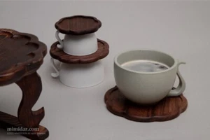 [MIMIDAR] Koreanische Traditionelle Soban Tasse Hojok Tasse Kaffeetasse 1 Set 185ml - Weiß - Bild 1 von 8