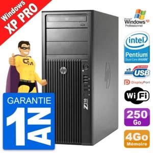 PC Tour HP WorkStation Z210 MT Intel G630 RAM 4Go Disque 250Go Windows XP Pro - Photo 1/7
