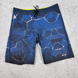 Oakley Boardshorts Herren 34 blau Surf Badehose Kordelzug Performance Fit - Bild 1 von 7