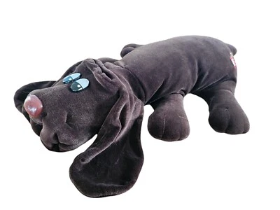 "Juguete de peluche Tonka marrón chocolate 18"" 1985 vintage libra grande cachorros" Foto 1 de 4