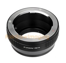 Fotasy AFOM Olympus OM Lens to Fujifilm FX Mount Camera Adapter