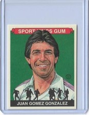 AWESOME 2013 SPORT KINGS JUAN GOMEZ GONZALEZ MINI CARD #275 ~ REAL MADRID GREAT