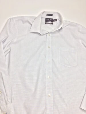 Men’s Black Brown 1826 80’s 2-Ply Classic Fit Button Up Shirt•Sz 16.5-34/35 *EUC - Image 1 of 4