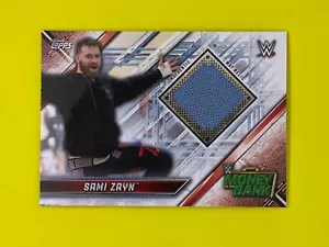 Sami Zayn WWE Topps 2019 MITB Event Used Mat Relic Wrestling Trading Card - Picture 1 of 1