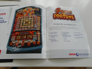 4-seitiger   Flyer für NSM Löwem Geldspieler Game of Fortune - Bild 1 von 1