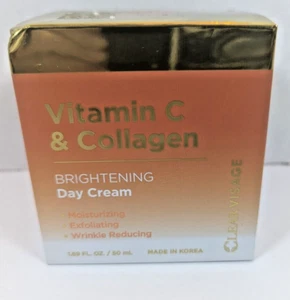 Clear Visage Vitamin C & Collagen Brightening Day Cream 1.69 fl oz New - Picture 1 of 1