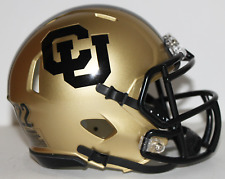 2022 Colorado Buffaloes Custom Riddell Mini Helmet v TCU