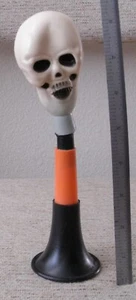 Vintage Halloween Skeleton Skull Noisemaker Horn - Picture 1 of 9