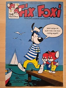 Rolf Kauka ́s Fix + Foxi n.º 344 de 1962 con Pauli + Mischa - Comicheft original - Imagen 1 de 3