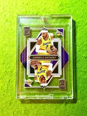CARMELO ANTHONY CLEAR CARD LA LAKERS 2021 Elite DECK Carmelo Anthony Card - Image 1 of 4