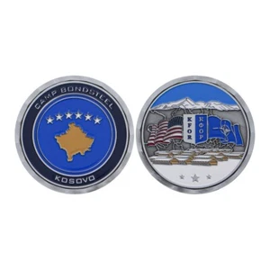 CAMP BONDSTEEL KOSOVO NATO KFOR 1.75" CHALLENGE COIN - Picture 1 of 1