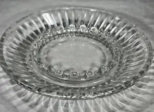 Glass Ash tray Trinket Dish Sunbeam Design Clear Cut Glass - Picture 1 of 5