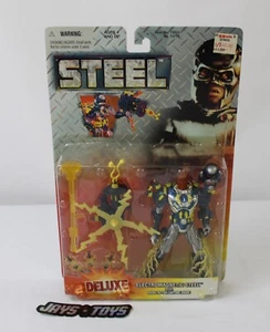 Electromagnetic Steel Figure Steel Movie 1997 Kenner New on Card Shaquille ONeal - Picture 1 of 6