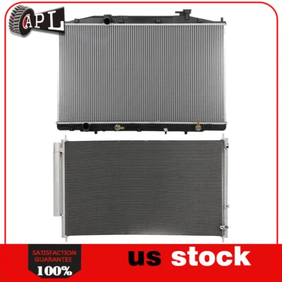 Conjunto de condensador y radiador de CA para Honda Odyssey 2011 2012 2013 2014-2017 Foto 1 de 4