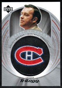 2003-04 Upper Deck Trilogy Crest Scotty Bowman #132 Montreal Canadiens
