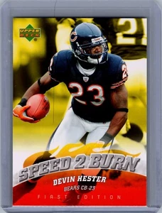 2007 Upper Deck First Edition #SB-DH Devin Hester Speed 2 Burn - Picture 1 of 2