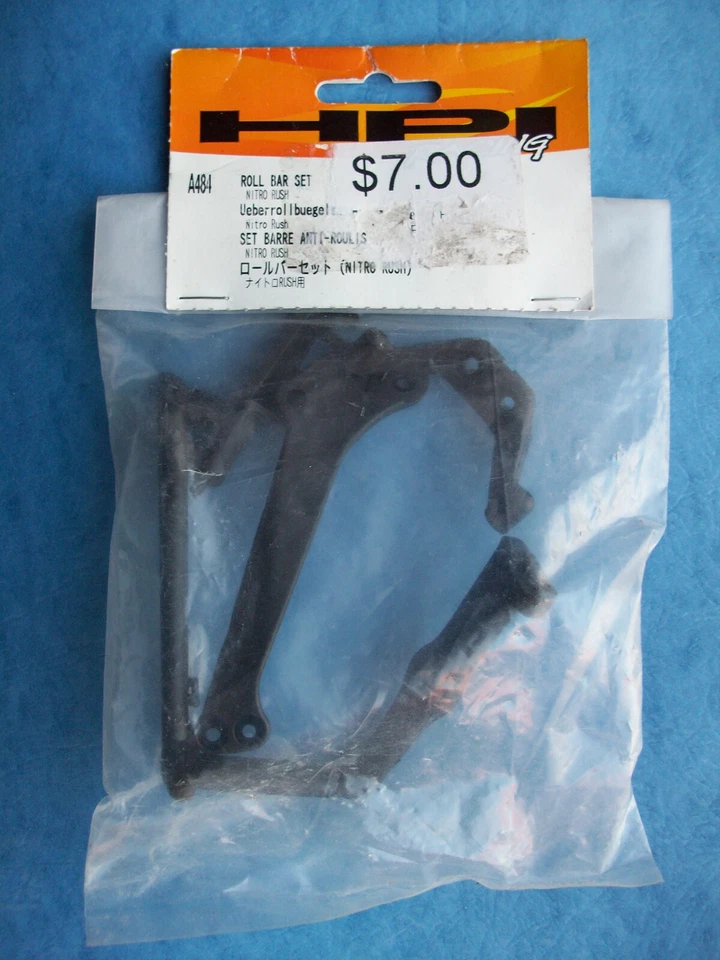 GENUINE HPI 484 ROLL BAR SET NITRO RUSH A484 NIP - Image 1 of 1