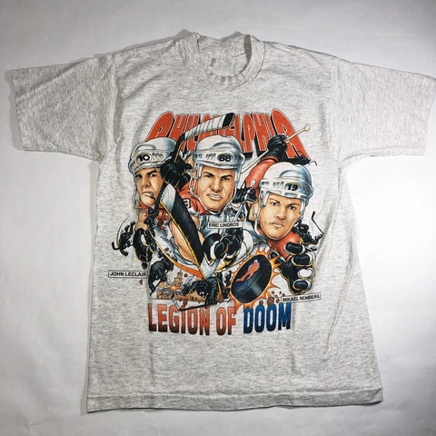 Vintage 90’s Philadelphia Flyers Legion of Doom T-shirt HA112 Cover