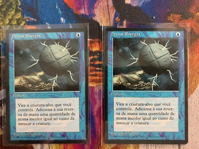 MTG 1x Portuguese FBB 4th Edition Energy Tap (2 Available) - Image 1 of 2