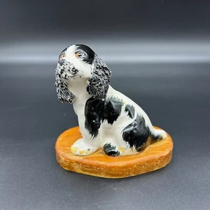 Estatuilla de Colección California Pottery Springer Spaniel Perro por Jane Callender - Imagen 1 de 7