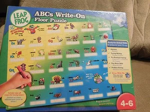 LEAP Frog Reading and Writing ABCs Write On Floor Puzzle NEW - Picture 1 of 4