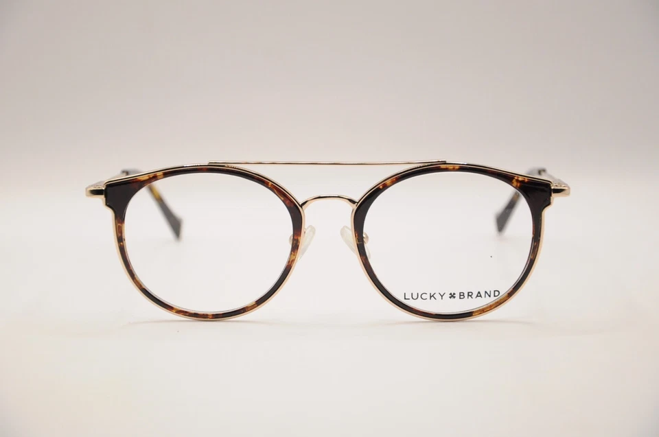 MARCOS DE GAFAS DE BORDE COMPLETO REDONDOS MARCA LUCKY D117 TORTUGA 51-19-140 NUEVOS Foto 1 de 4