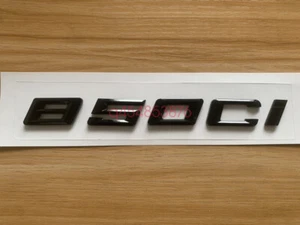 Gloss Black 3D ABS Letters Trunk 850ci Emblem Rear Badge for BMW 2017-2022 850ci - Picture 1 of 7