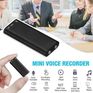Hidden Audio Voice Recorder Listening Device 96 Hours 8GB Bug Recording Mini - Picture 1 of 15