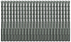 24Pcs 3/8"x 8" SDS Plus Hammer Drill Bit Carbide Tip Masonry Concrete Drill Bit - Picture 1 of 7