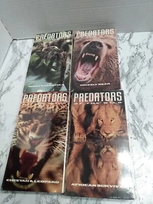 (4) Predators Of The Wild Vhs,New,sealed! - Image 1 of 4