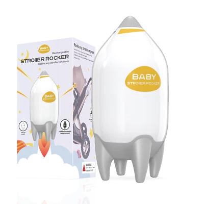 Poussette Vibrante Bébé Bascule Rechargeable Bébé Sommeil Sucette Aide Rocks - Photo 1/4