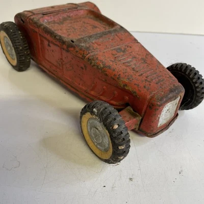 Coche Nylint Formula Racer Naranja 1960 Acero Prensado Ford Hecho en EE. UU. De Colección Foto 1 de 4