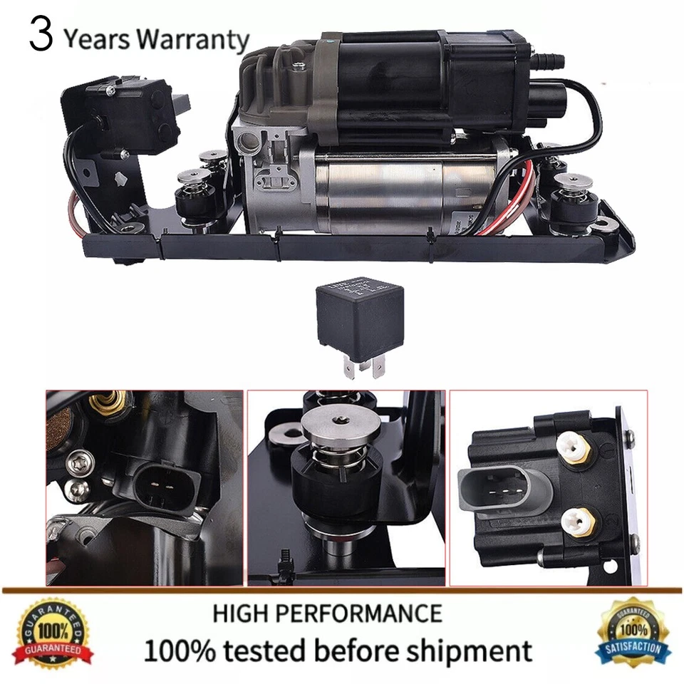 Bomba compressor de suspensão a ar e bloco de válvulas e relé para BMW 535i 550i 740i 750i - Imagem 1 de 4