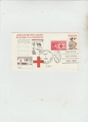 USA 1981  FDC  American Red Cross Centenary issue    good condition - Image 1 of 2