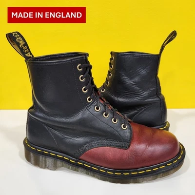 💥Dr. Martens Doc England MIE Horween Dublin Leather 1460 Boots UK9 US10💥 - Image 1 of 4