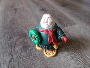 COLLECTIBLE DEPT 56 MERRY MAKERS MONK WITH WREATH FIGURE - Picture 1 of 3