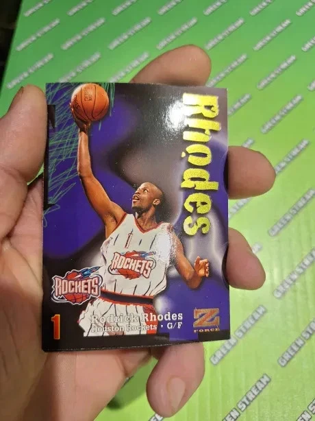 1997-98 SkyBox Z‑Force #1 Rodrick Rhodes Rockets NM - Image 1 of 1