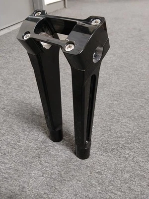 HARLEY FXBB FXLRST FXBR RISERS 10" PÓ REVESTIDO PRETO Street Bob Low Rider St - Imagem 1 de 4