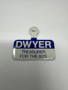 R Budd Dwyer Pennsylvania Treasurer Blech Anstecknadel RAR 80er 80s - Bild 1 von 2