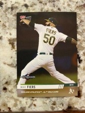 2019 TOPPS NOW POST SEASON CARD OAKLAND ATHLETICS MIKE FIERS ONLY 121 #PS-128
