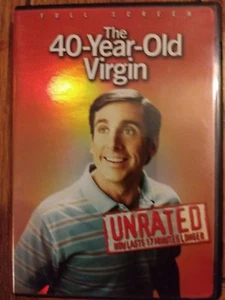 The 40-Year-Old Virgin starring Steve Carell (DVD, Full Frame Unrated) Comedy - Picture 1 of 3