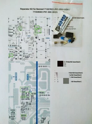Repair Kit for PHILIPS 715G7831-P01-000-002H / 715G8682-P01-000-0H2S - Image 1 of 4