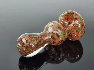 Pipa in vetro per fumare tabacco 4" pipa in vetro spesso pipe a mano - Foto 1 di 11