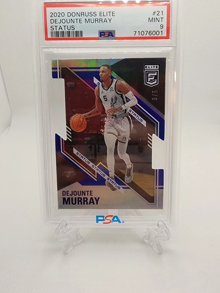 2020 Donruss Elite Dejounte Murray Status Die-Cut PSA 9 SSP /5 POP 1 🔥 - Image 1 of 3