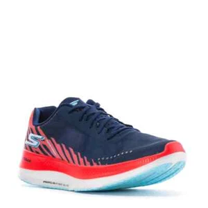SKECHERS GO RUN RAZOR EXCESS "GOOD-YEAR RUNNING MEN SHOES NAVY/CORAL SIZE 11 NEW - Picture 1 of 8