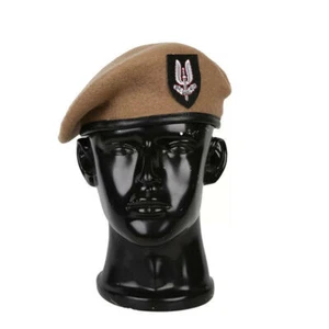 UK SAS Army Special Forces khaki Woolen Beret Air Service Ranger Combat Cap Mütze - Bild 1 von 6