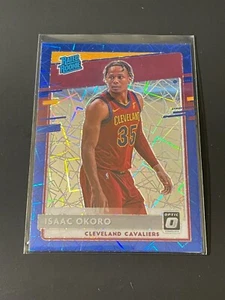 Panini Donruss 2020-21 óptica azul velocidad Prizm #155 Isaac Okoro caballeros de radiocontrol - Imagen 1 de 2
