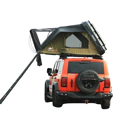 Tienda de techo Naturnest ABS rígida para auto tienda de campaña con claraboya para SUV Jeep Foto 1 de 4