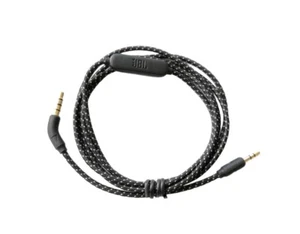 Black JBL Audio Cable Mic 3.5MM-2.5MM for LIVE 500BT 400BT 650BTNC Headphones - Picture 1 of 4